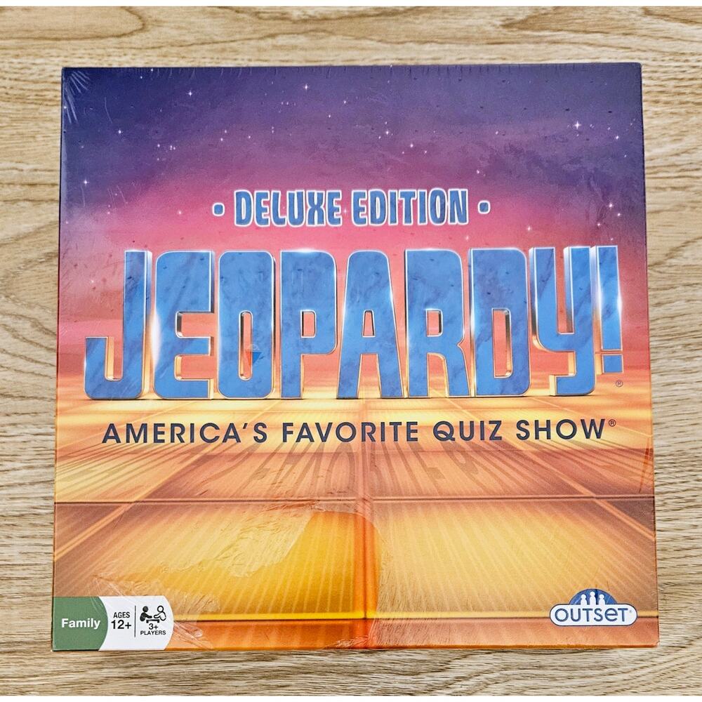 Jeopary Deluxe Edition Family Trivia Quiz Board Game 2016 New Sealed Game Show